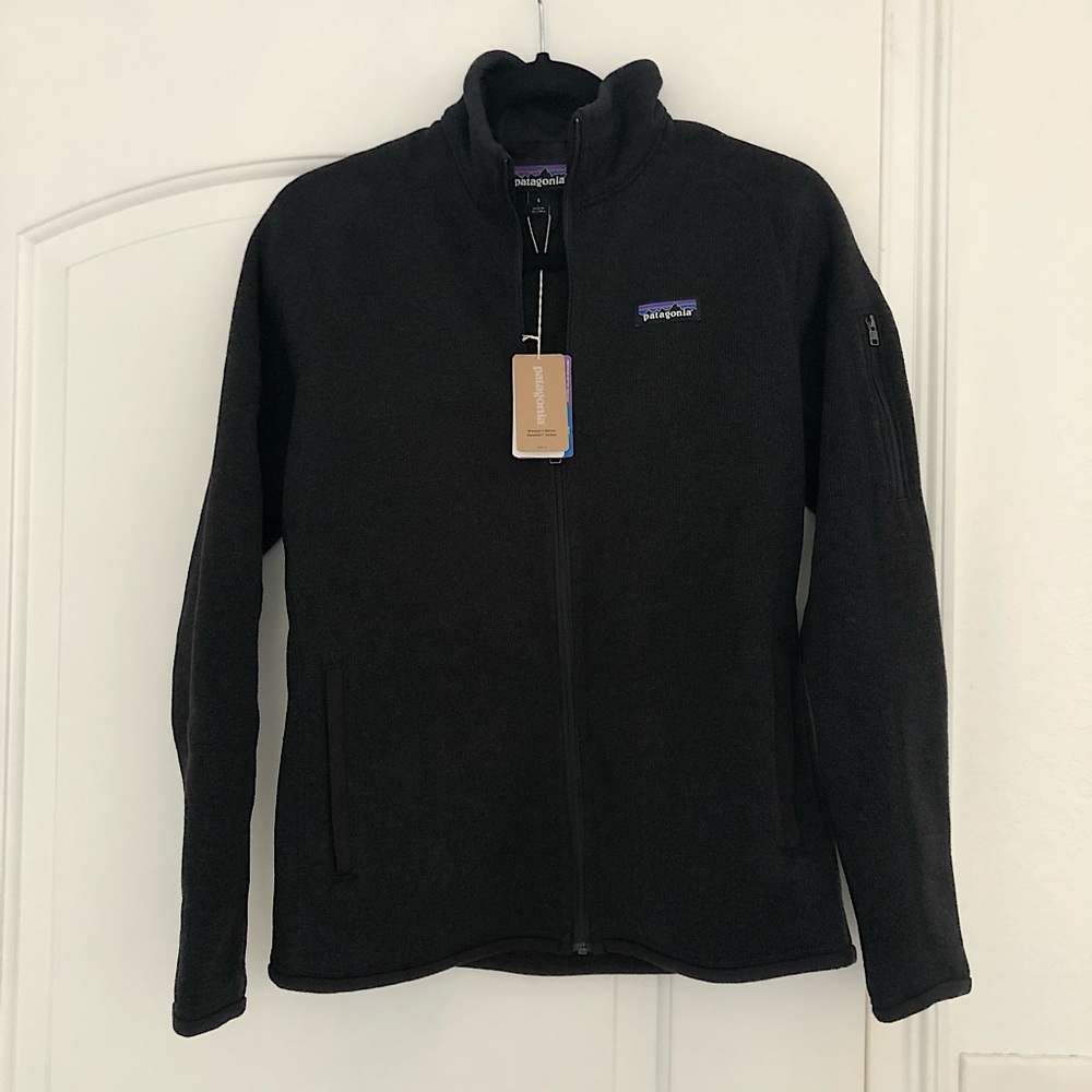 NWT Patagonia better sweater jacket black women's small